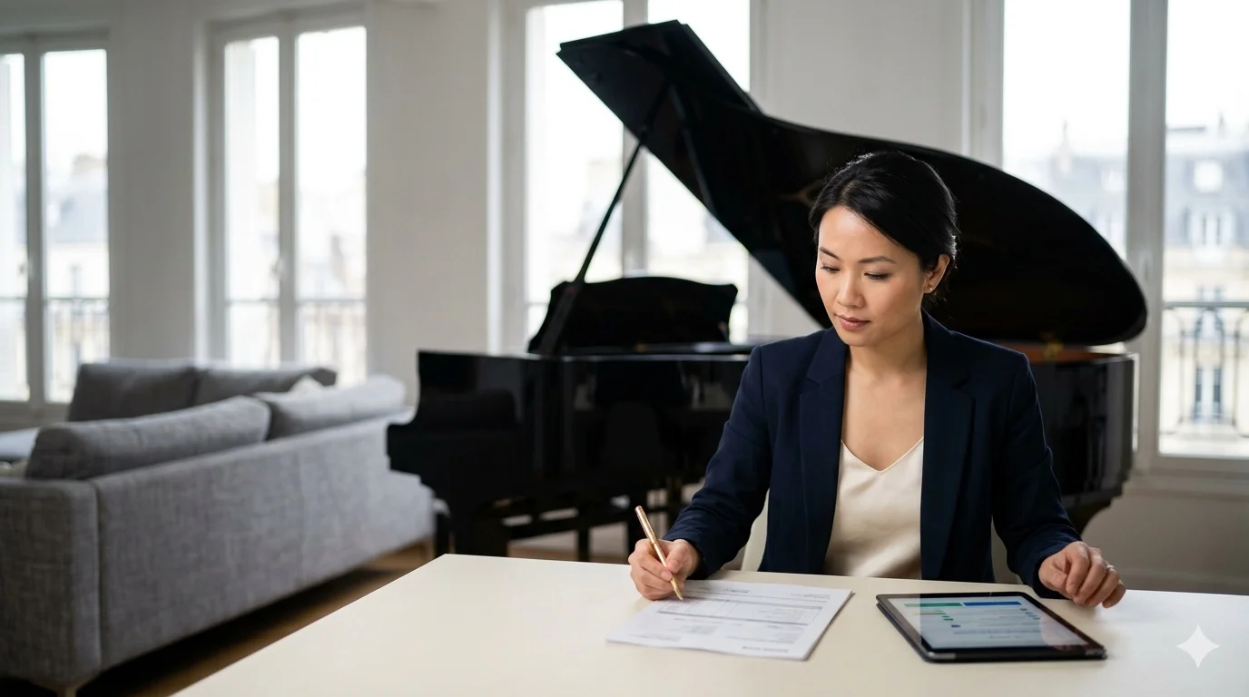 Devis transparent pour le déménagement d'un piano par les spécialistes Octave.