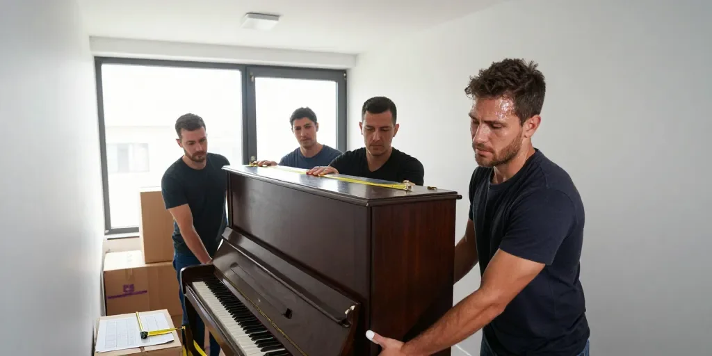 Déménager un piano sans professionnel : le calcul réel du risque versus l'économie d'argent